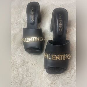 Valentino Block-styled Heels